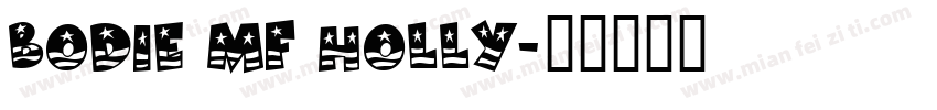 Bodie MF Holly字体转换